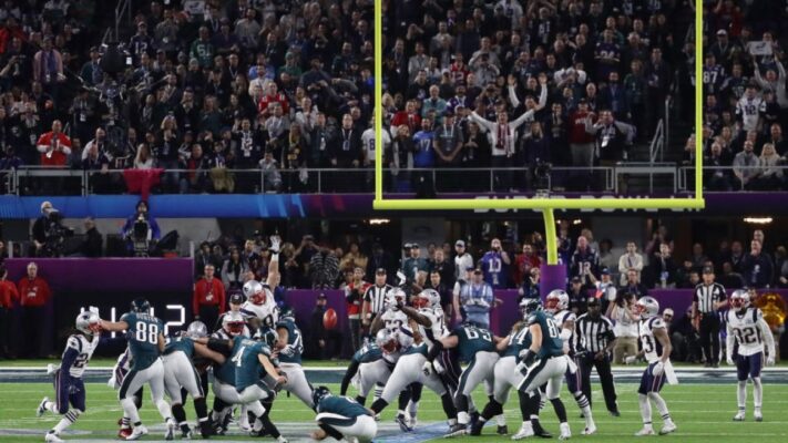 Real field goal post in the sport football